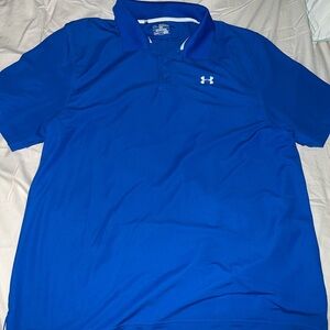 Under Armour Men's Vibrant Blue Polo Shirt